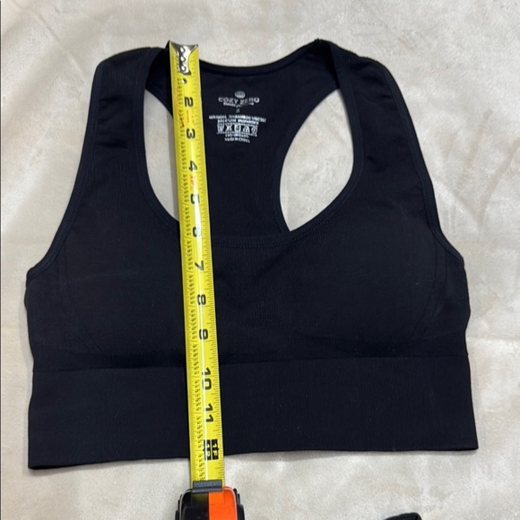 COZY ZERO TOP . Women's Brown Crop Top - Picture 7 of 9